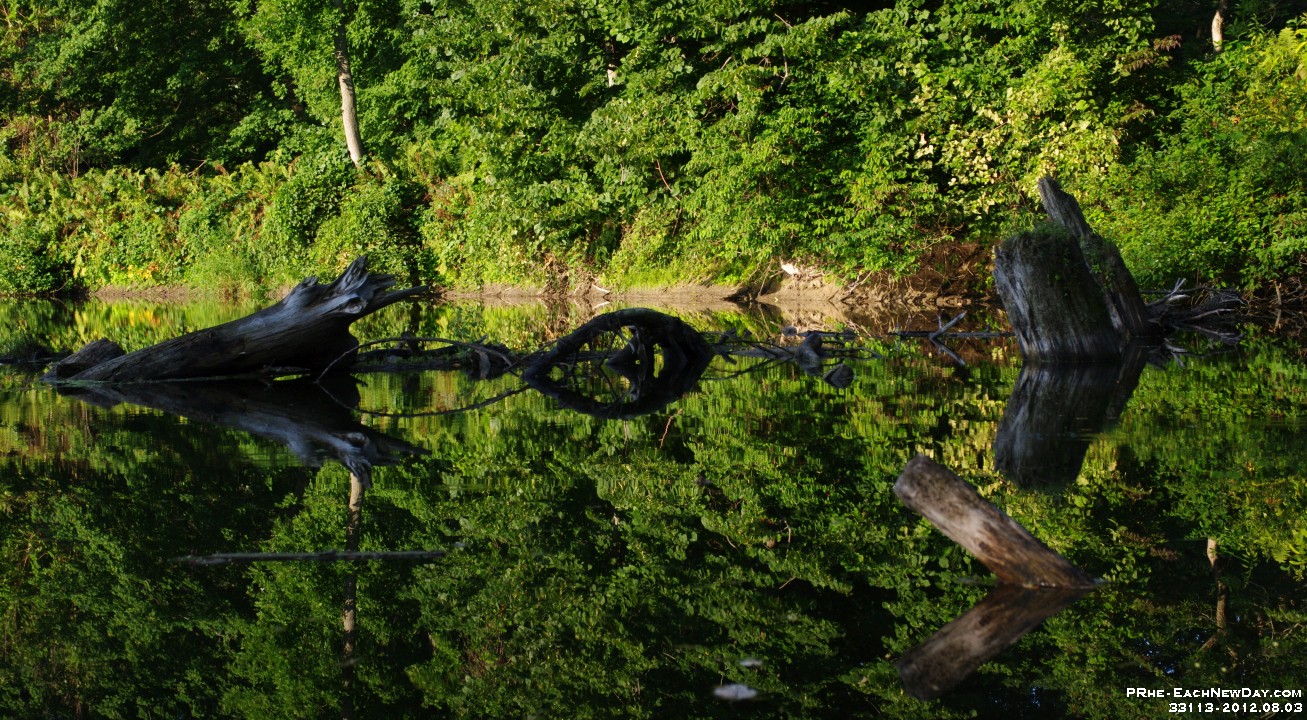 33113CrLe - Early morning kayak along the Sauble River - Winding River Campground, Sauble Beach